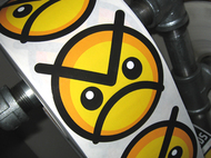 Angry Faic Stickers
