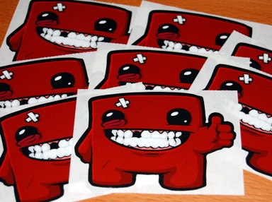 Meatboy Stickers