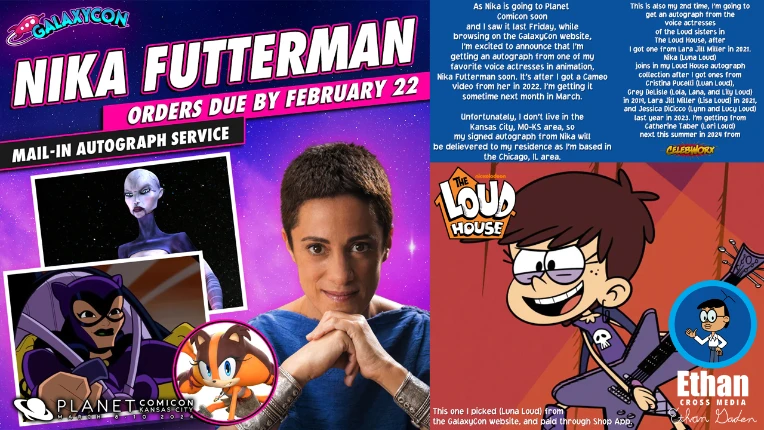 Nika Futterman Luna Loud Autograph Announcement - by EthanArtsAndStudios