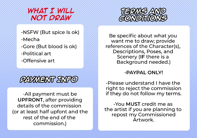 Commissions are open! — PLEASE DO NOT REPOST MY ARTWORK Who else is