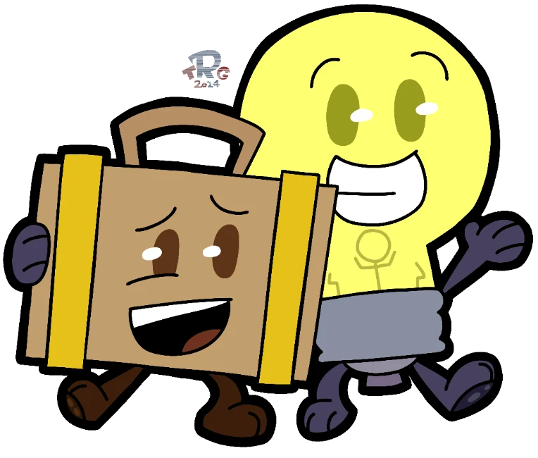 Lightbulb and Suitcase by RightGuy64 on Newgrounds