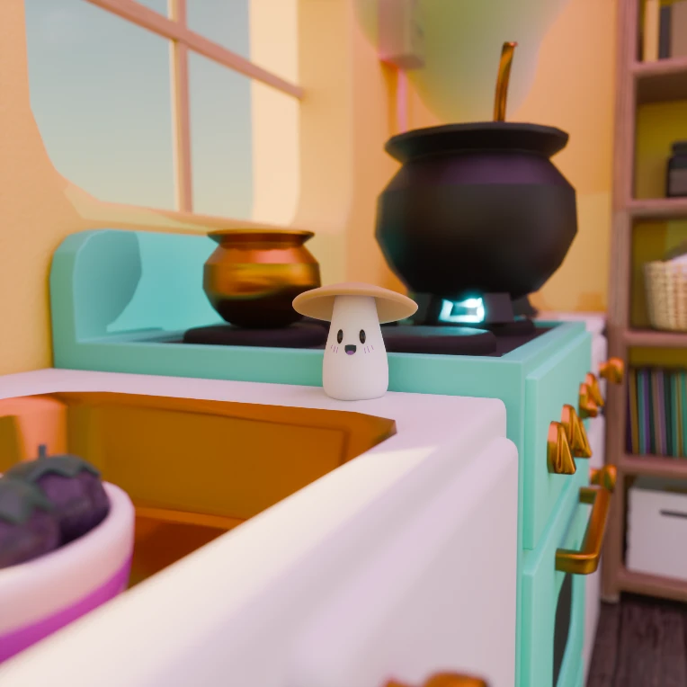 Pastel Witch Kitchen by Arginnon on Newgrounds