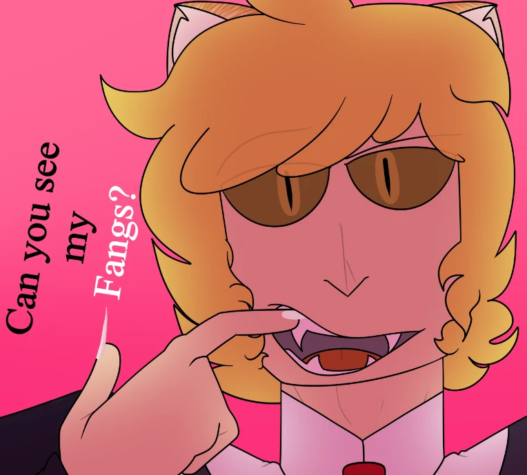 Can you see my fangs? by TVisFather on Newgrounds