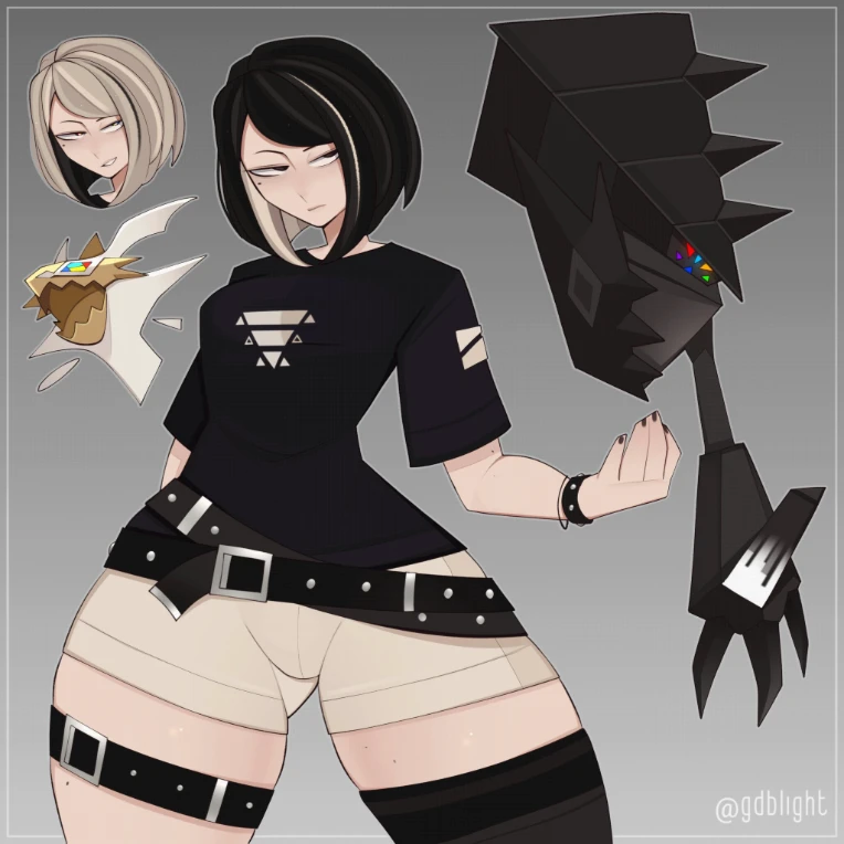 Blight design sheet by gdblight on Newgrounds
