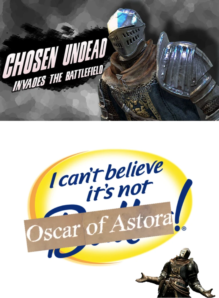 Astro Bot and Knight Oscar of Astora by knightscanfeeltoo on Newgrounds