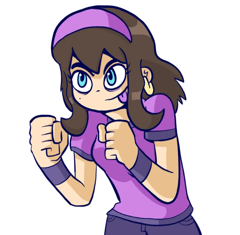 Me doing that one Scott Pilgrim render by GiffanyCD on Newgrounds