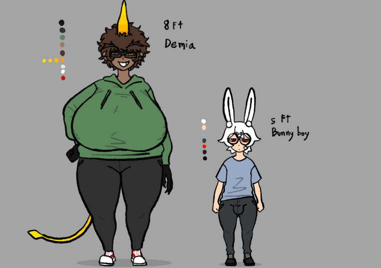 The size difference by Trophimos on Newgrounds