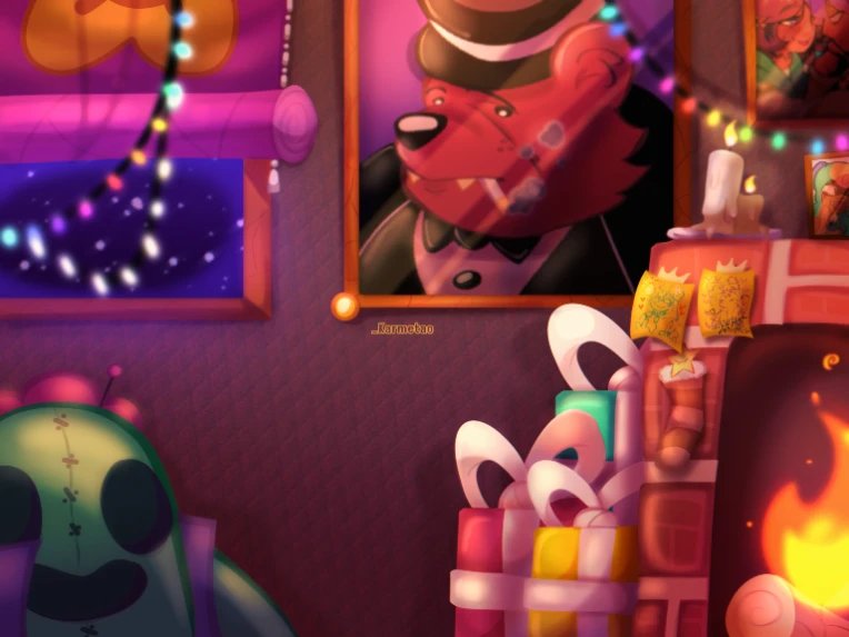 Leondy Christmas ! (Redraw) by SweetDrxmz on Newgrounds
