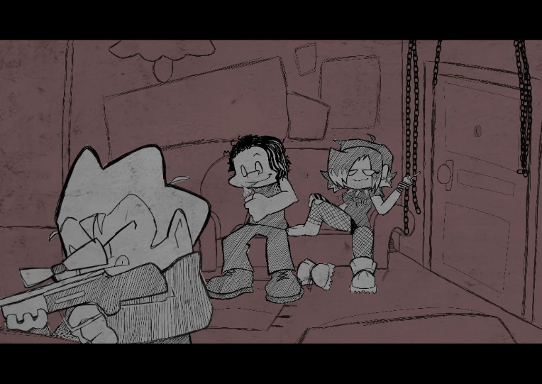 Pico and his gang by RobertArcade1k on Newgrounds