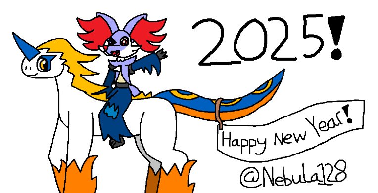 Happy New Year 2025 by Nebula128 on Newgrounds