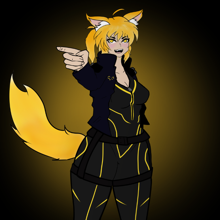 Mustard fox girl again! by SilentPotatoNG on Newgrounds