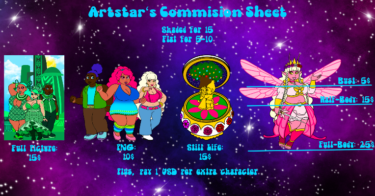I am finally open for commissions