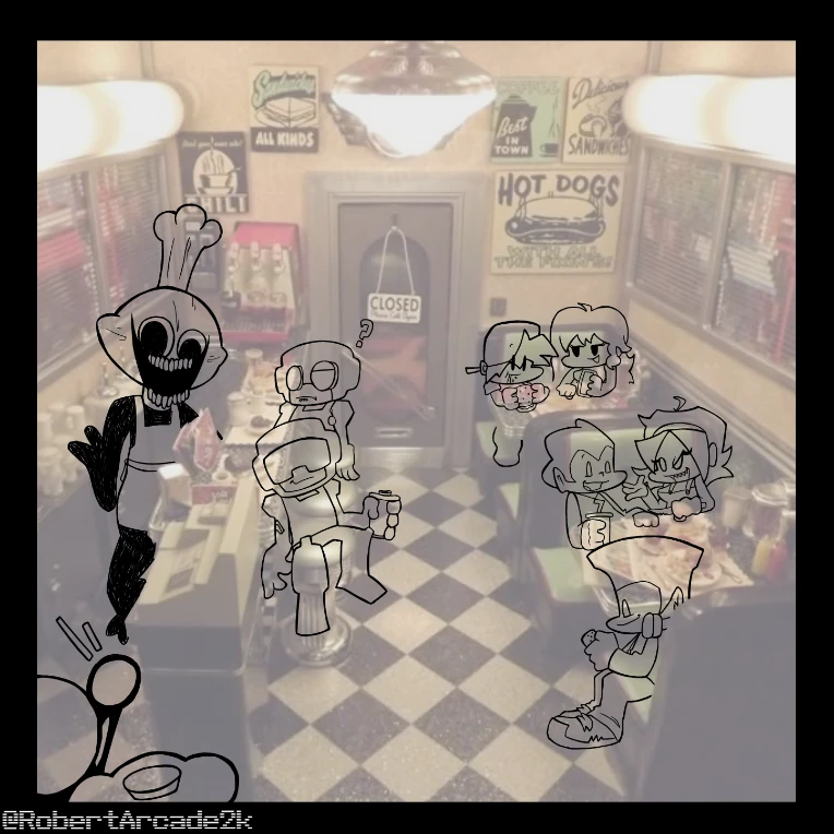 Cafeteria by RobertArcade1k on Newgrounds