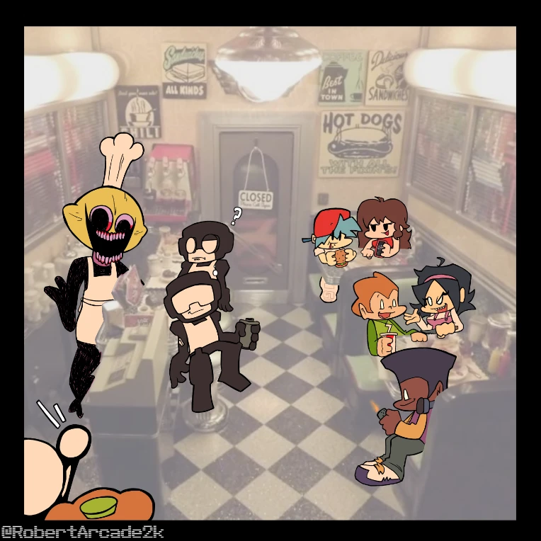 Cafeteria by RobertArcade1k on Newgrounds