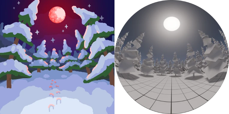 A Walk Under the Moon by Delectros on Newgrounds