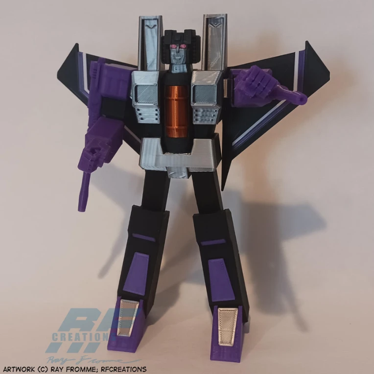 3D Printed Skywarp by AlmightyRayzilla on Newgrounds