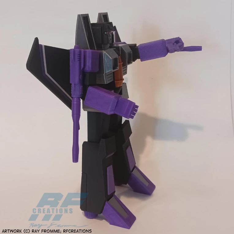 3D Printed Skywarp by AlmightyRayzilla on Newgrounds