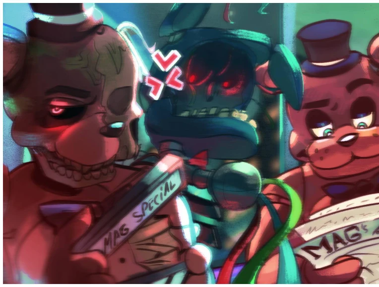 FNAF BANNER COMMISSION by AndrewKO on Newgrounds