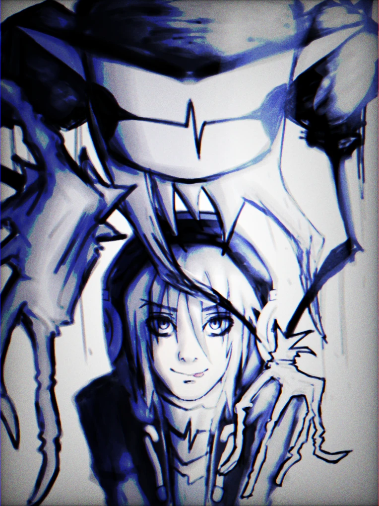 Another inky boy sketch by xRYOSAKEYx on Newgrounds