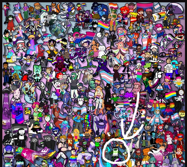 Pride Collab 2025 contribution by flameshake on Newgrounds