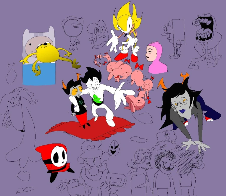 DOODLE DUMP!!!! (and ty!) by Megalo224 on Newgrounds