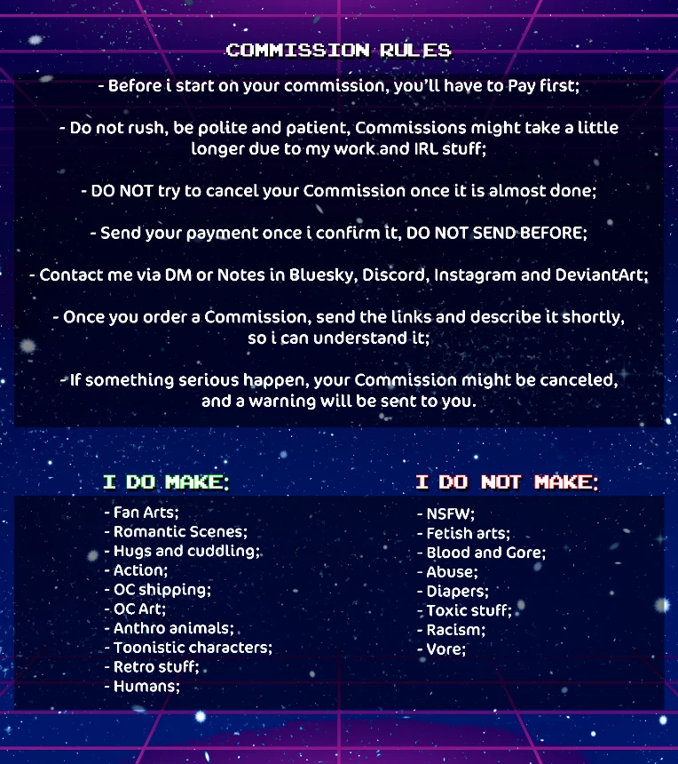 I am Open for Commissions