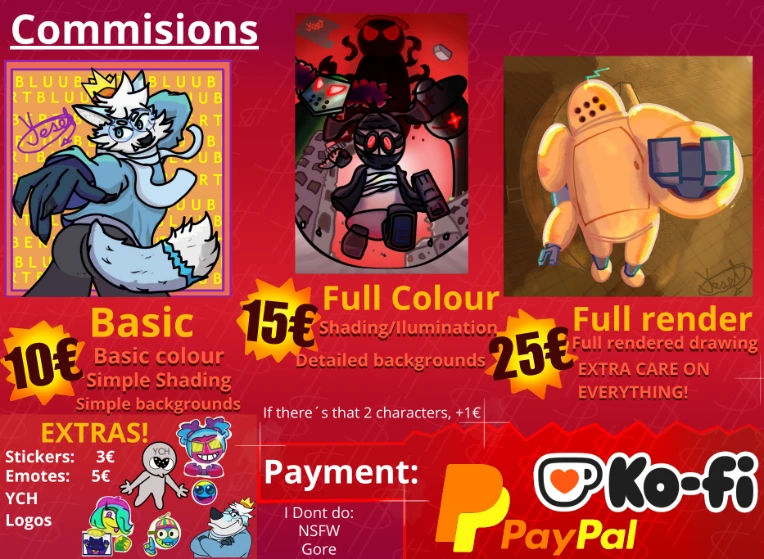 YCH commisions by Yeset on Newgrounds