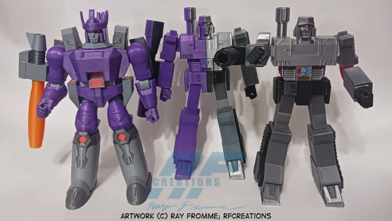 3D Printed Galvatron by AlmightyRayzilla on Newgrounds