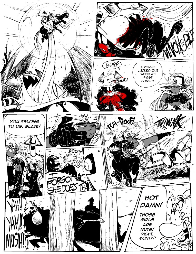 CHAPTER 17 - RED SNOW by HagnissTheBarbarian on Newgrounds