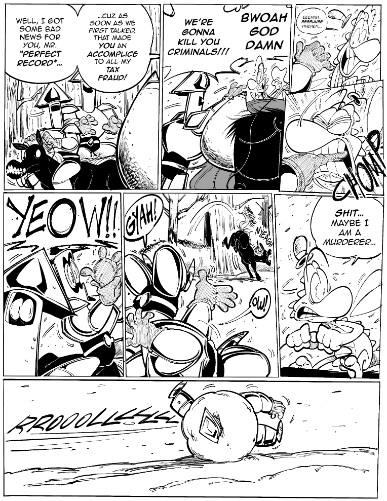 CHAPTER 17 - RED SNOW by HagnissTheBarbarian on Newgrounds