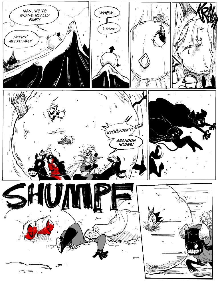 CHAPTER 17 - RED SNOW by HagnissTheBarbarian on Newgrounds