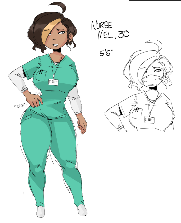 Nurse Zavala Ref Sheet by Anor3xiA on Newgrounds