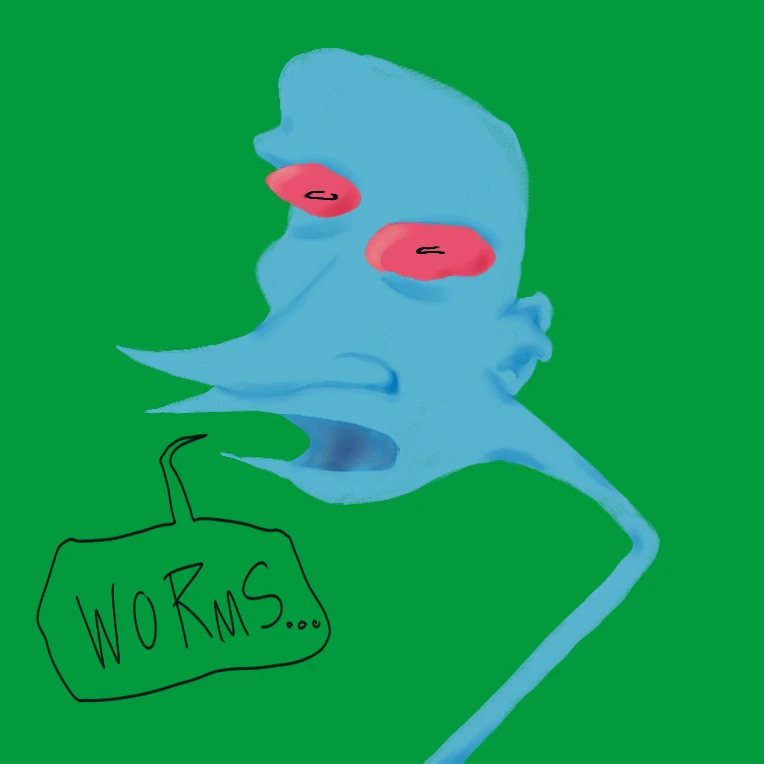 WORM CHARACTER by UnderTheBed on Newgrounds