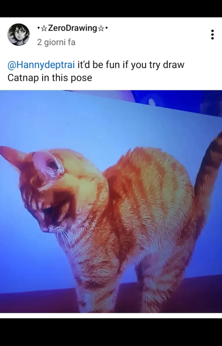 Redrawing Catnap (challenge YouTube) by FTerracciano on Newgrounds