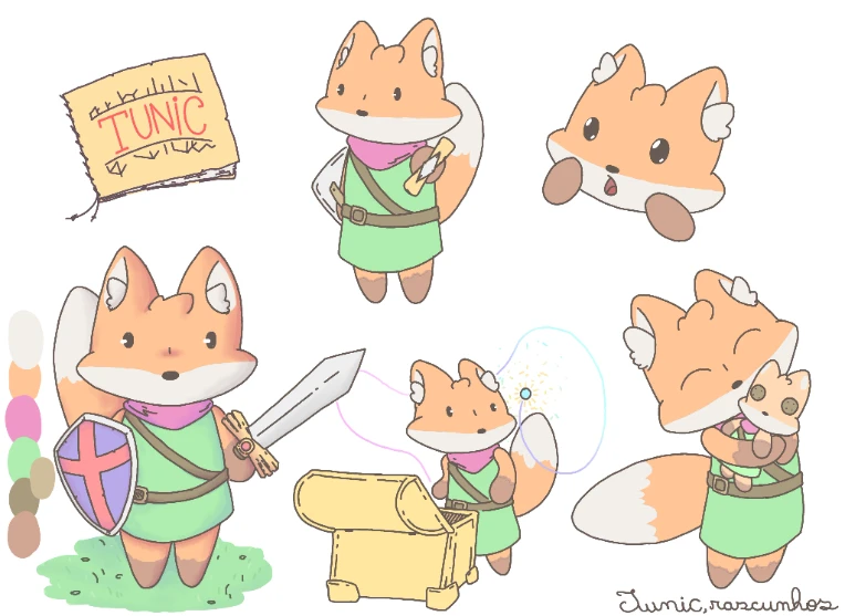 A lenda secreta de Tunic by MrDanilo on Newgrounds