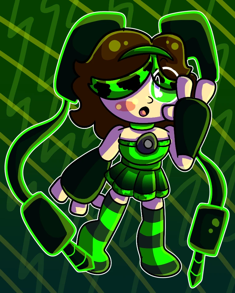 Flashy n Green by OnyxGalaria on Newgrounds