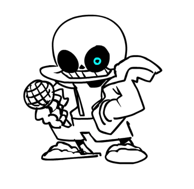 Sans (FNF x Undertale) by KacperNeo on Newgrounds
