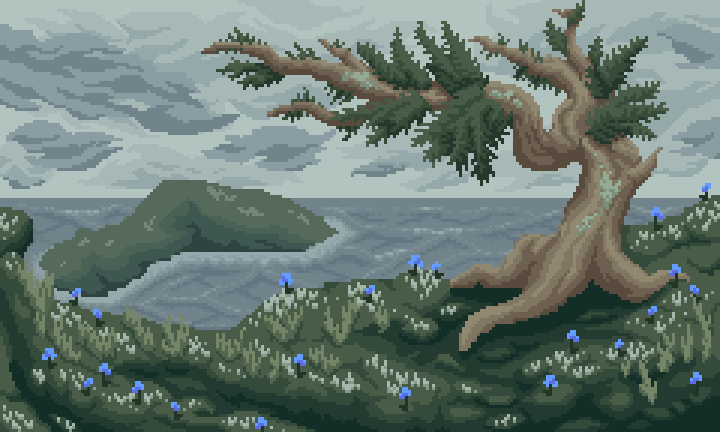 Mossy Pine by TheNorthernHarpy on Newgrounds