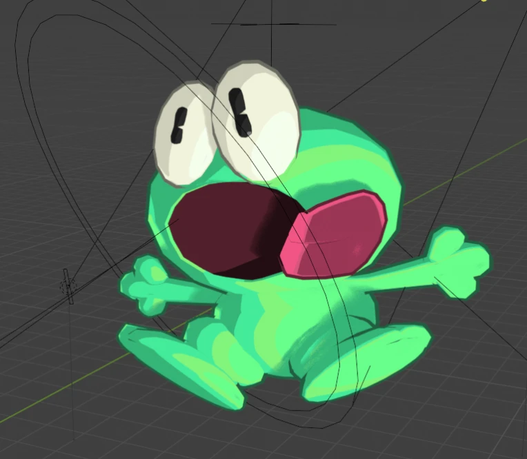 Coolfrog Frozen 3d Model :) by Duckybilly on Newgrounds