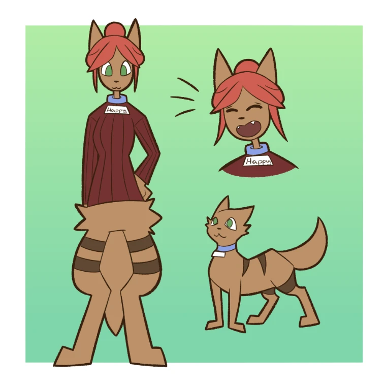 Reference Sheet: Happiness by Vickypedia on Newgrounds