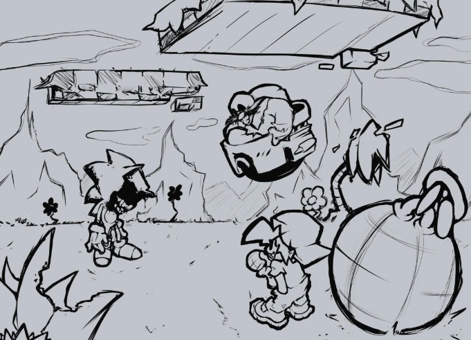 Burning Bg by NightNayre64 on Newgrounds