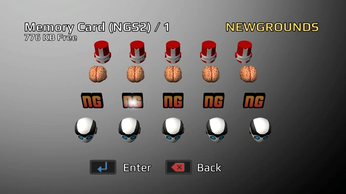 Newgrounds Memory Card Collab