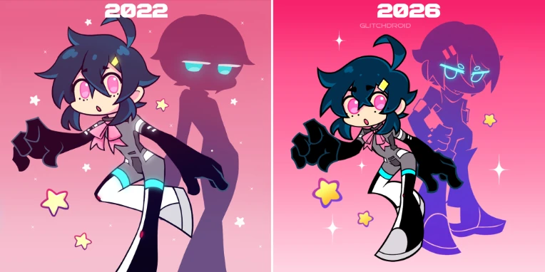 another silly redraw by glitchdroid on Newgrounds