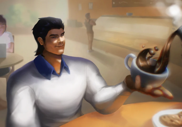Coffee Break by LightStxr on Newgrounds