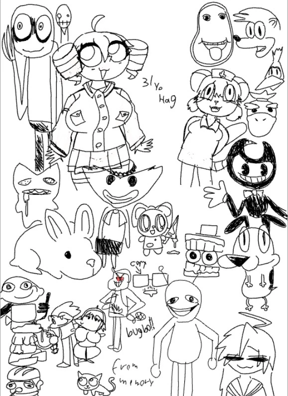 Artistry with my friendsies by Spectrum883 on Newgrounds
