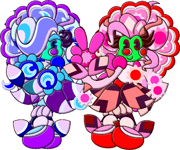 The Mayfluoretta Twins, Viylett and Roaziie! by Rachi-Rode-Hills on ...