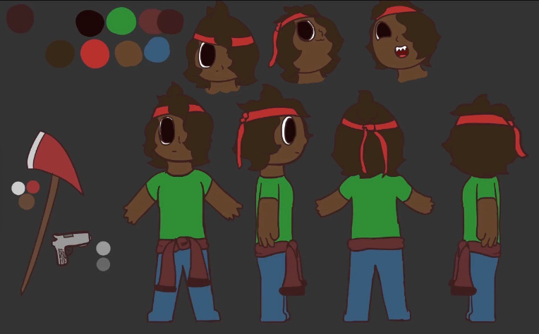 Jackie character design by AnthonyAnimates on Newgrounds