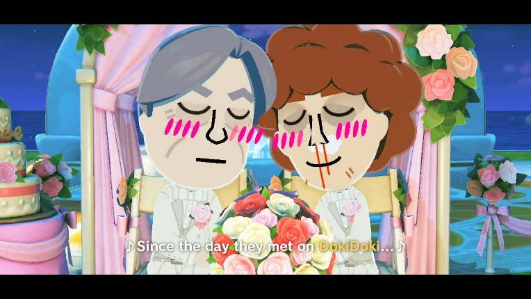 They got married in my TL:LTD save by MonkaBonka809 on Newgrounds