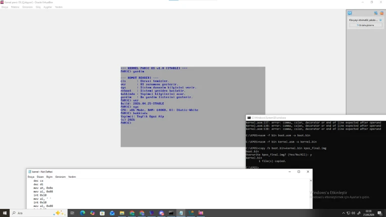 Kernel Panic OS – A Minimal x86 Real Mode Operating System