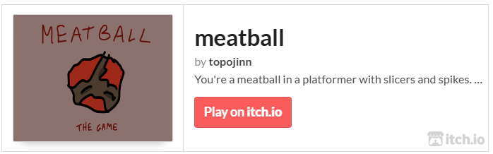 Exploding Meatball Game meatball | now on itch.io - by topojinn